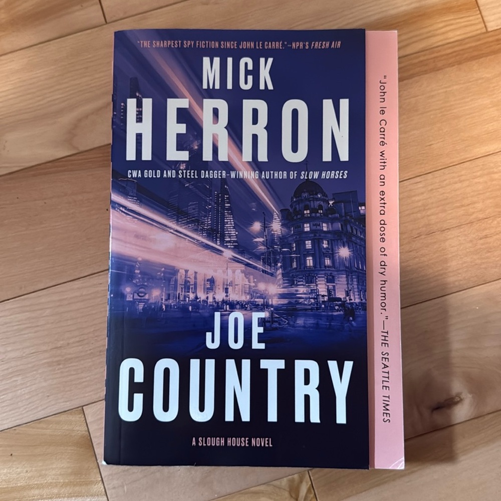Joe Country paperback novel - Slough House Series Mick Herron